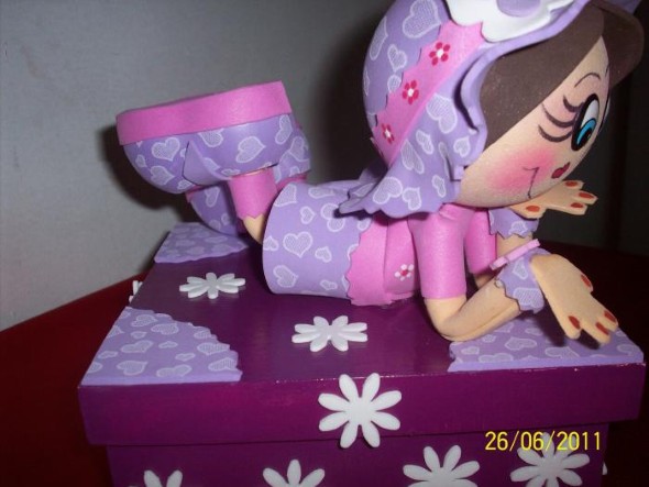 Idéias criativas de artesanato em EVA Adesivo Mesversario Bebe ~ Idéias criativas de artesanato em EVA