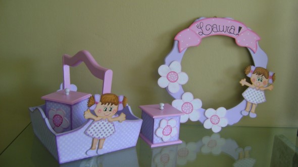Enfeitar o quarto do beb u00ea com MDF Artesanato Ponta Negra Natal Rn ~ Enfeitar o quarto do beb u00ea com MDF