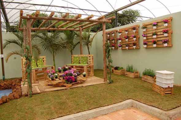 Imagens de artesanato rústico para seu jardim Imagens de artesanato rústico para seu jardim