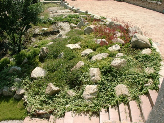 Jardins decorados com pedras 17