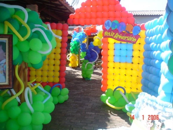 Decorar festa infantil com balões 015