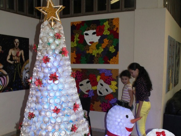Como fazer árvore de natal artesanal Como fazer árvore de natal artesanal