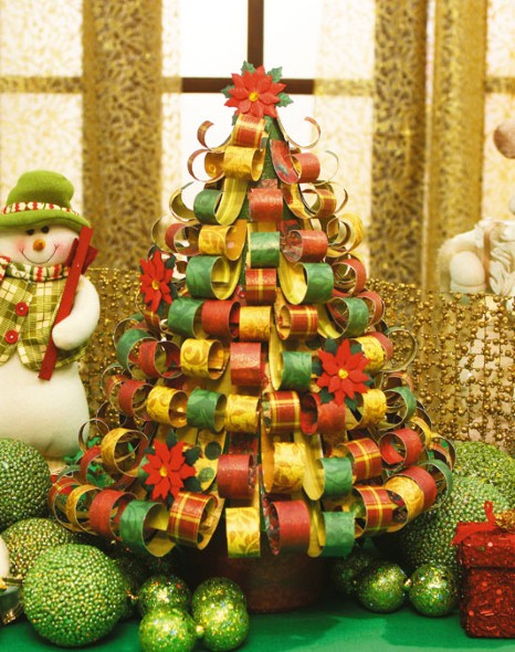 Como fazer árvore de natal artesanal Como fazer árvore de natal artesanal