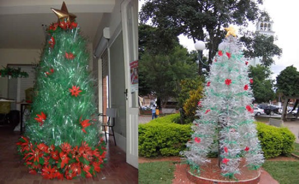 Como fazer árvore de natal artesanal Como fazer árvore de natal artesanal