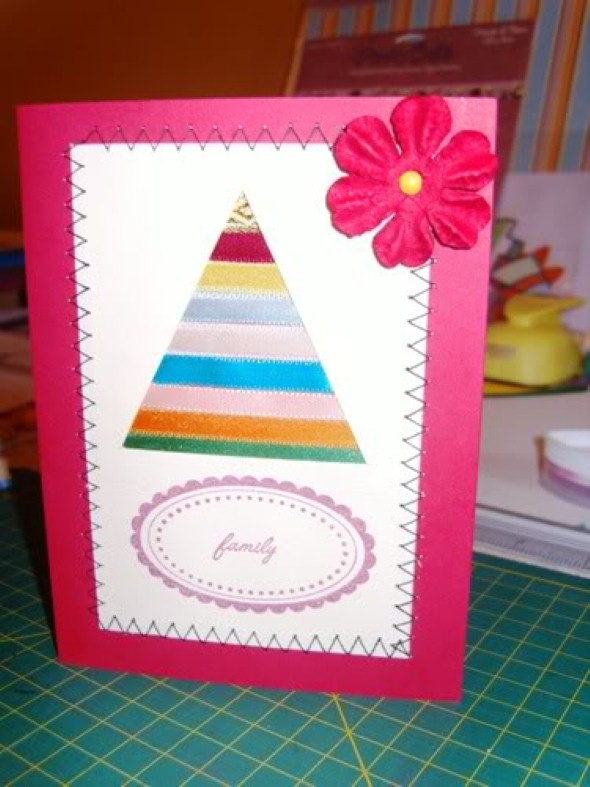 Como fazer cartão de natal artesanal 002