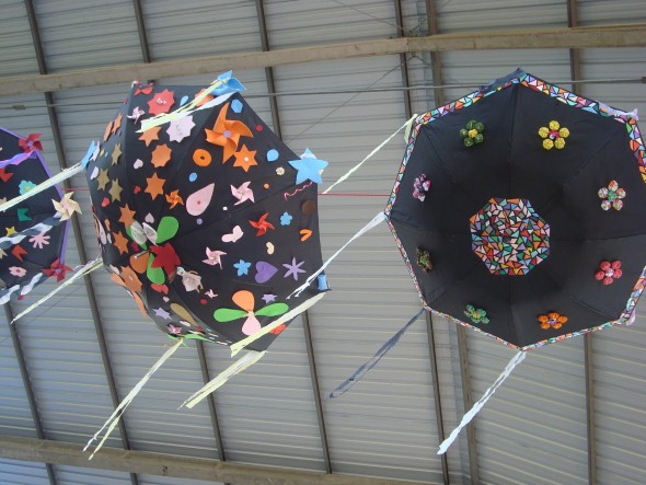 Artesanato com guarda-chuvas 009