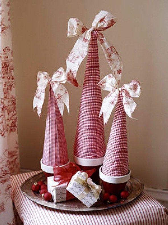 Artesanato com cones de papelão Artesanato com cones de papelão