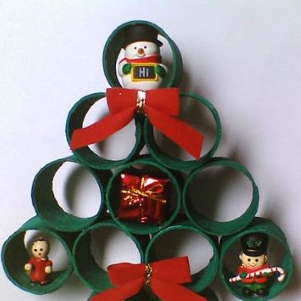 Árvore de Natal de material reciclado – Modelos e como fazer Árvore de Natal de material reciclado – Modelos e como fazer