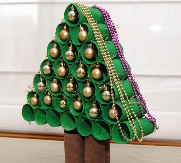 Árvore de Natal de material reciclado – Modelos e como fazer Árvore de Natal de material reciclado – Modelos e como fazer