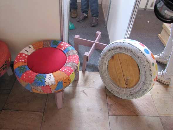 Artesanato com pneus – Reciclando com arte 010