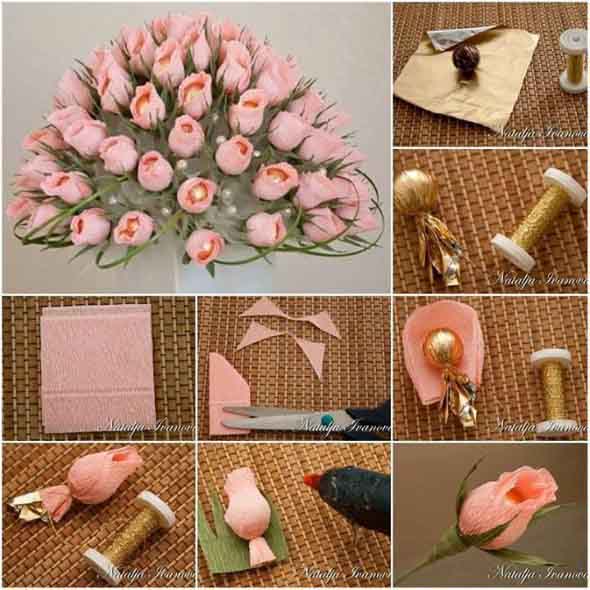 Flores artesanais para o Dia das Mães 006