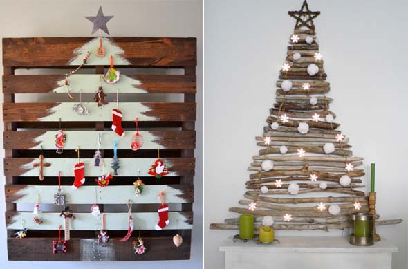 Ideias criativas para montar sua árvore de Natal 001