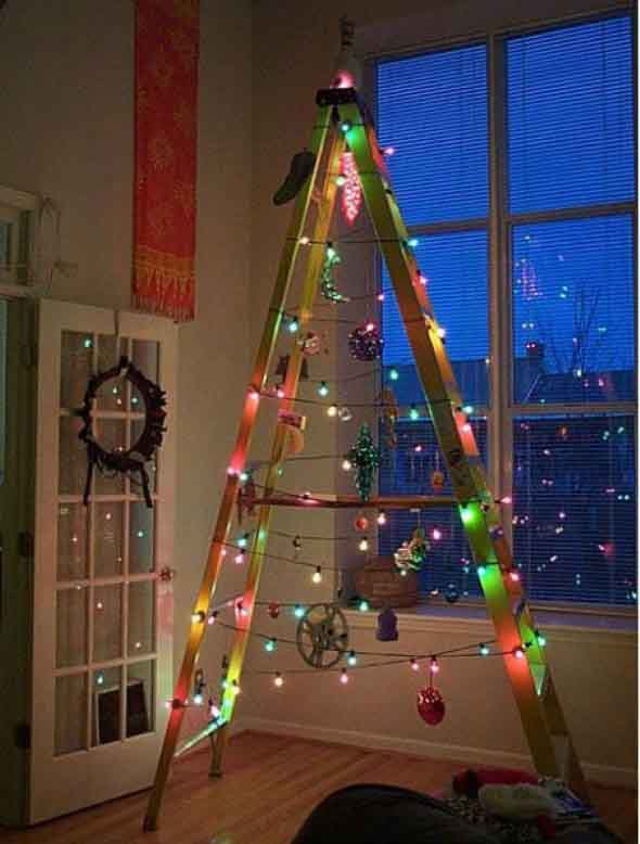 Ideias criativas para montar sua árvore de Natal 004