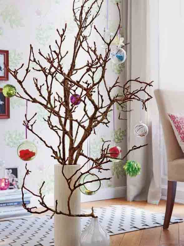 Ideias criativas para montar sua árvore de Natal 005