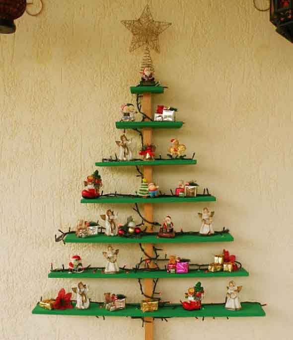 Ideias criativas para montar sua árvore de Natal 012