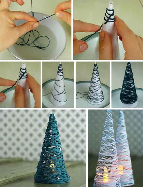 Ideias criativas para montar sua árvore de Natal 015