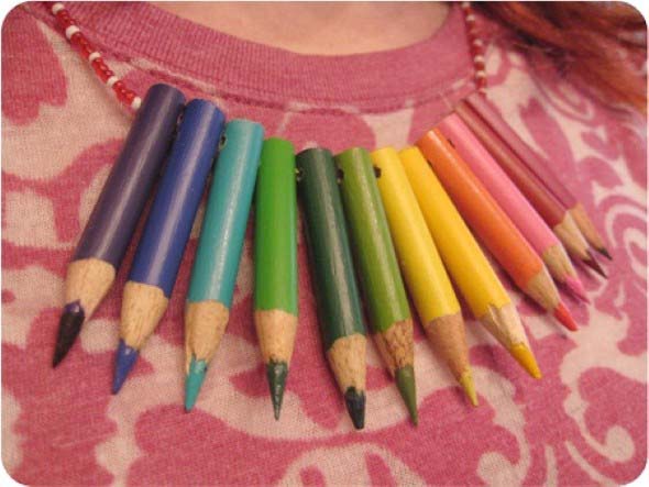 Ideias de artesanato com lápis de cor 010
