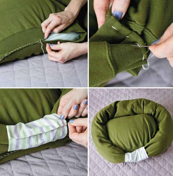 Aprenda a fazer uma cama artesanal para seu cachorrinho 001
