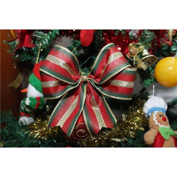 Laços duplo para arvore de natal Laços duplo para arvore de natal